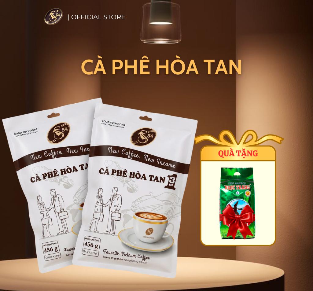 Combo 2 túi cà phê hòa tan 3in1 S54