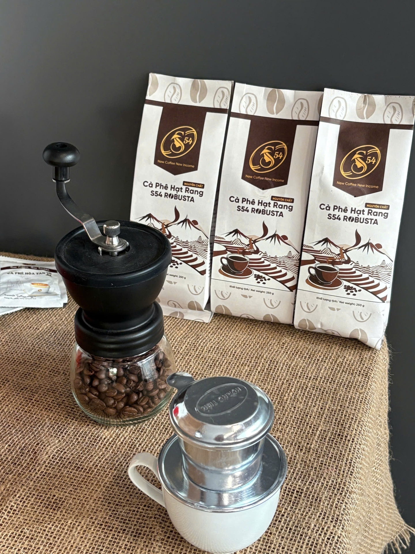 Cà phê hạt rang Robusta S54 500gr - 2