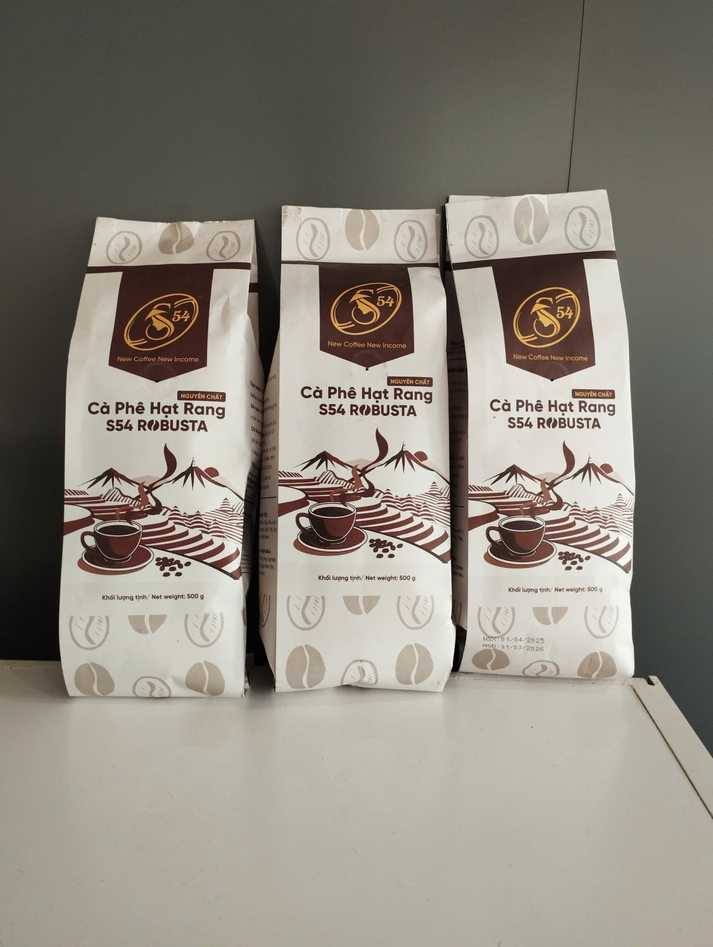Cà phê hạt rang Robusta S54 500gr - 4